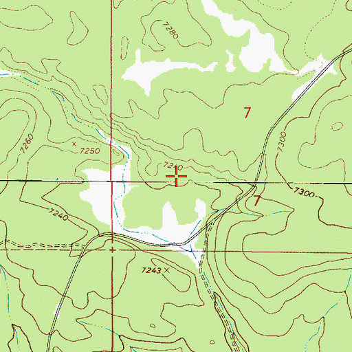 Topographic Map of Ray Tank, AZ