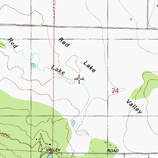 Topographic Map of Red Tank, AZ