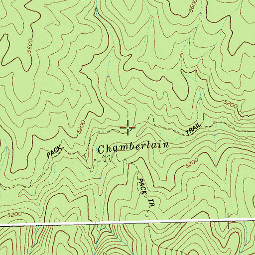 Topographic Map of Deer Creek, ID