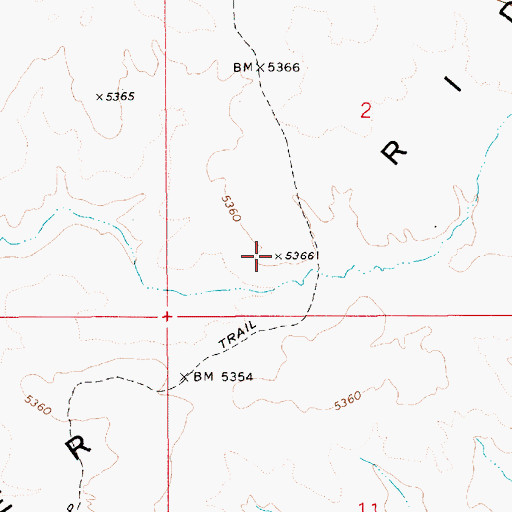 Topographic Map of Dickshooter Ridge, ID