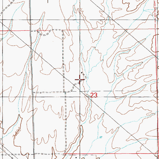 Topographic Map of Ditto Creek, ID
