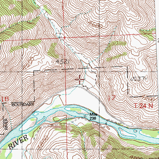 Topographic Map of Donnelly Gulch, ID