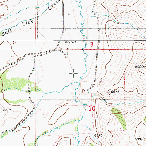 Topographic Map of Draney Creek, ID