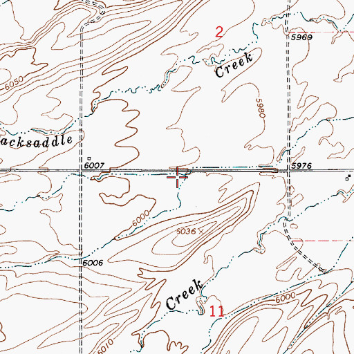 Topographic Map of Dry Hollow, ID