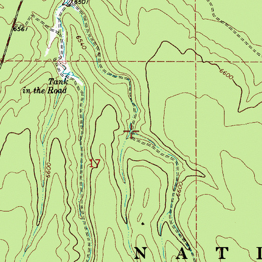 Topographic Map of Summerfield Tank, AZ