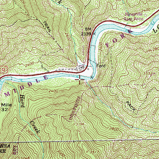 Topographic Map of Dutch Creek, ID