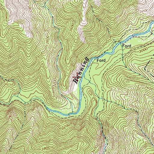 Topographic Map of Eagle Creek, ID