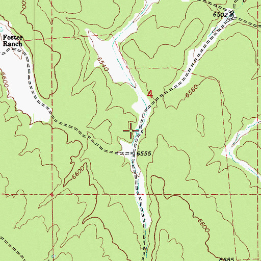 Topographic Map of Tea Tank, AZ