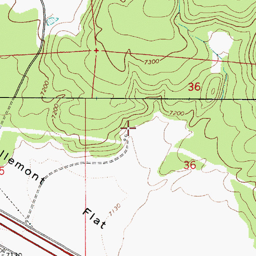 Topographic Map of Thompson Tank, AZ