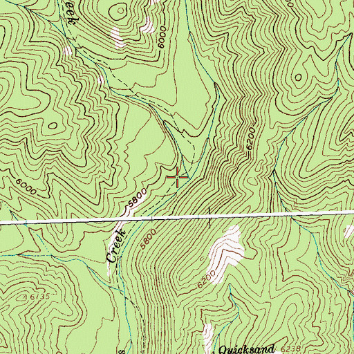 Topographic Map of East Fork Reynolds Creek, ID