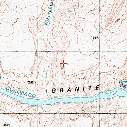 Topographic Map of Trap Tank, AZ