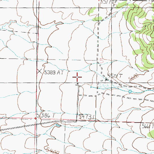 Topographic Map of Eightmile Canyon, ID