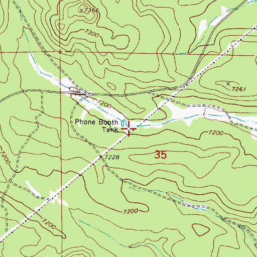 Topographic Map of Turkey Tank, AZ