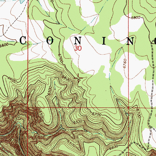 Topographic Map of Walker Tank, AZ