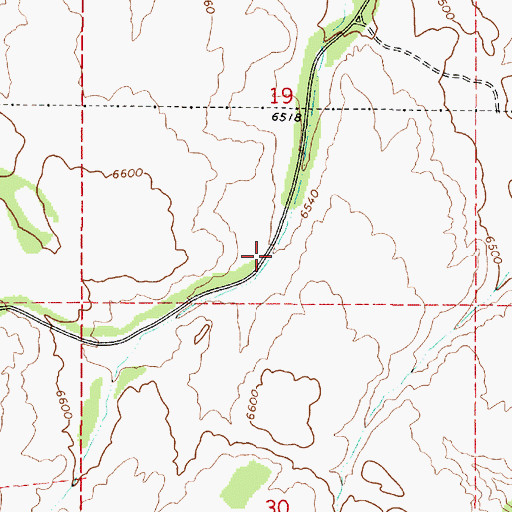Topographic Map of Walnut Canyon Road Tank, AZ