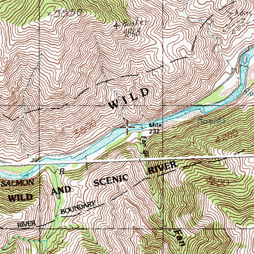 Topographic Map of Fan Gulch, ID