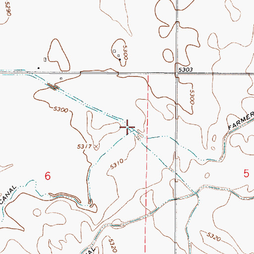 Topographic Map of Farmers Own Canal, ID