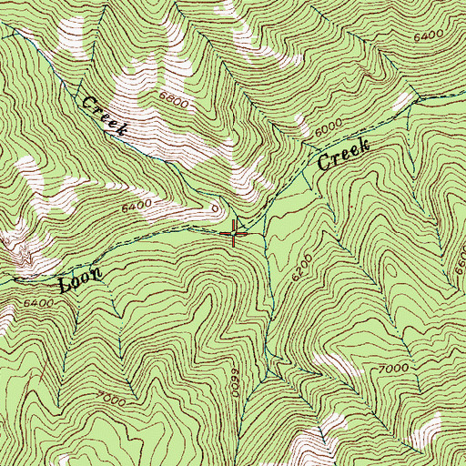 Topographic Map of Fawn Creek, ID