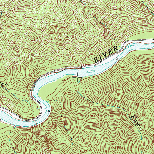 Topographic Map of Fawn Creek, ID