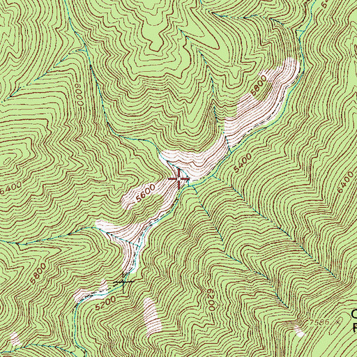 Topographic Map of Filly Creek, ID