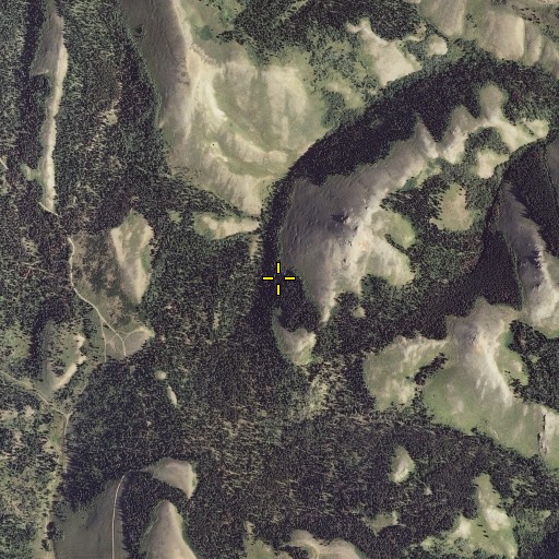 Aerial/Satellite Image of Flatiron Spring, ID