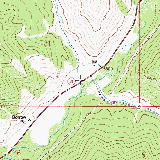 Topographic Map of Fleming Canyon, ID