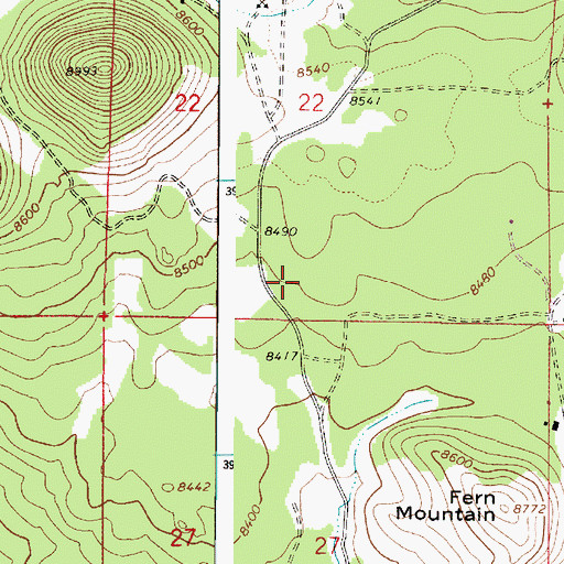 Topographic Map of Windmill Tank, AZ