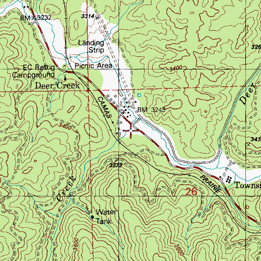 Topographic Map of Fohl Creek, ID