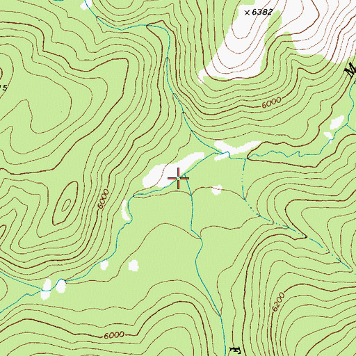 Topographic Map of Fourmile Creek, ID