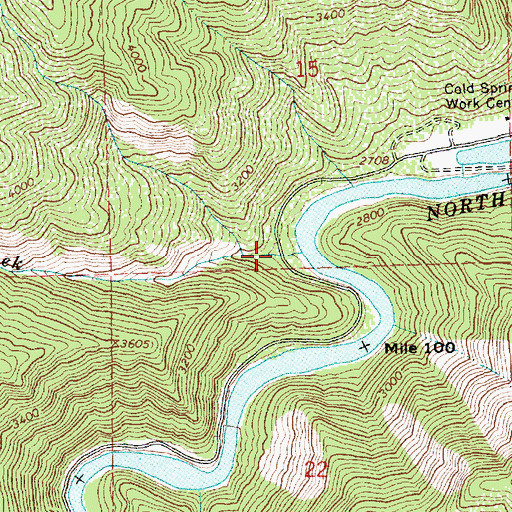 Topographic Map of Gilfillian Creek, ID