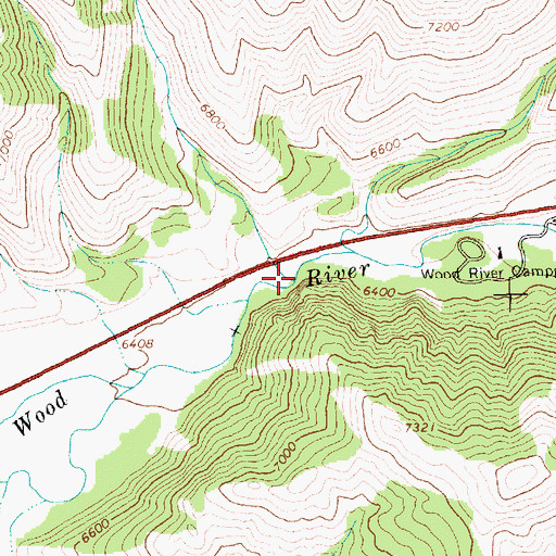 Topographic Map of Goat Creek, ID