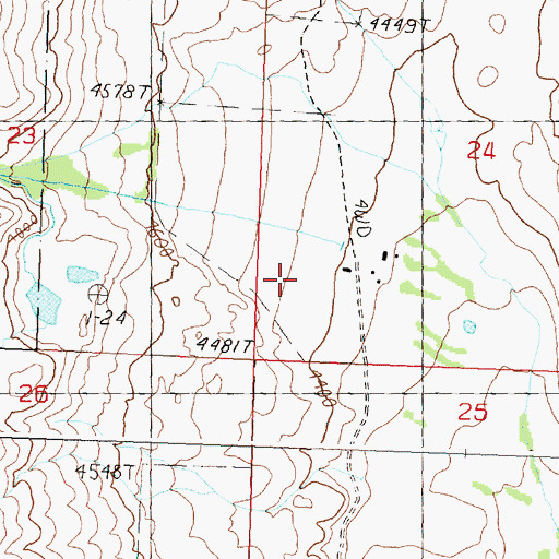 Topographic Map of Gorley Creek, ID