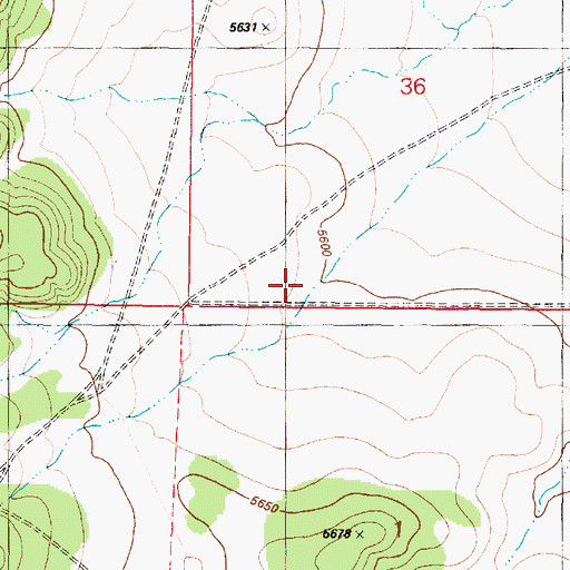 Topographic Map of Black Jack Spring, AZ