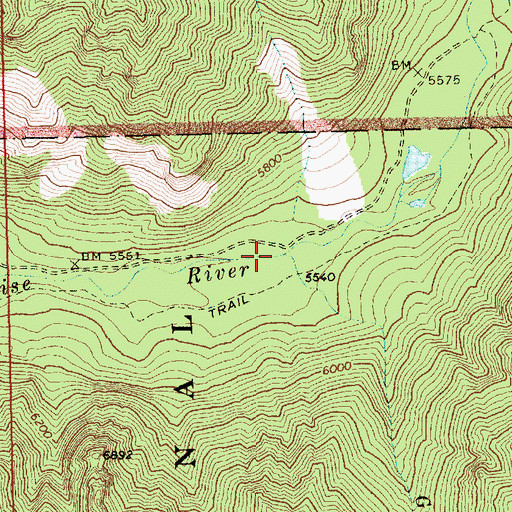 Topographic Map of Grays Creek, ID