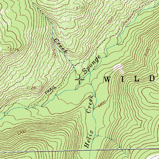 Topographic Map of Greystone Creek, ID