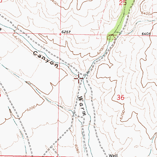 Topographic Map of Grouse Canyon, ID