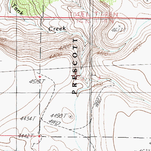 Topographic Map of Buckhorn Water Tank, AZ