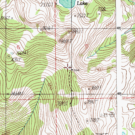 Topographic Map of Hangman Tree, ID