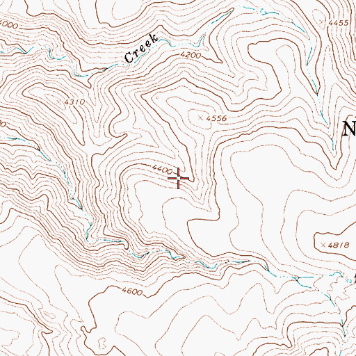 Topographic Map of Bull Run Tank, AZ