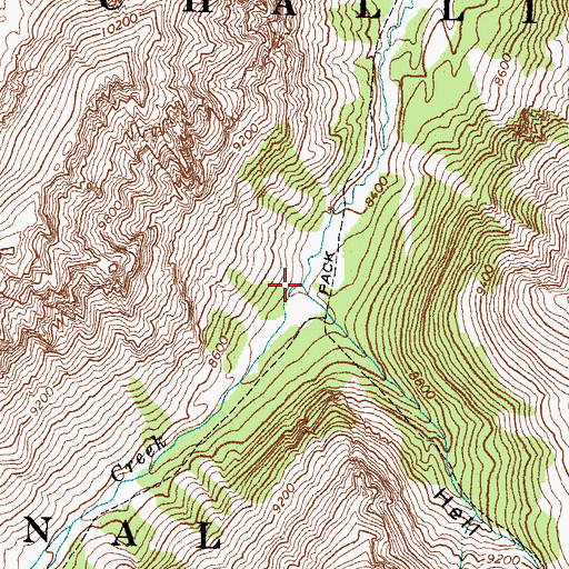 Topographic Map of Hell Canyon, ID