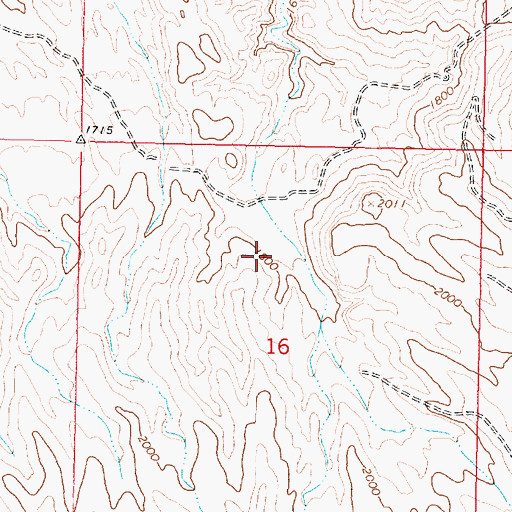 Topographic Map of Catclaw Tank, AZ