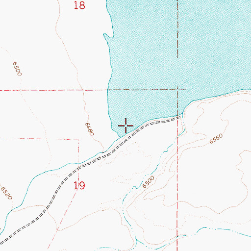 Topographic Map of Hope Creek, ID