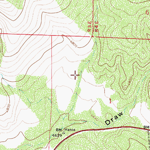 Topographic Map of Cienega Well, AZ