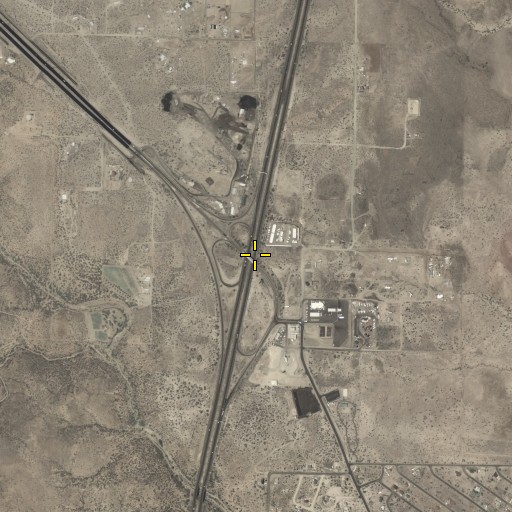 Aerial/Satellite Image of Cordes Junction Interchange, AZ