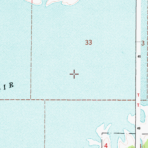 Topographic Map of Island Park Reservoir, ID