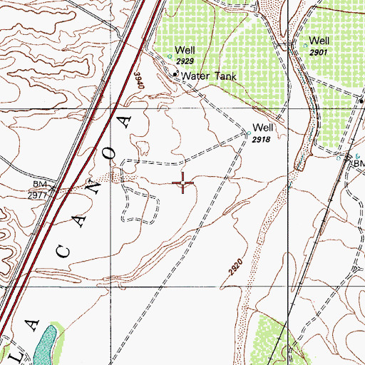 Topographic Map of Demetrie Wash, AZ