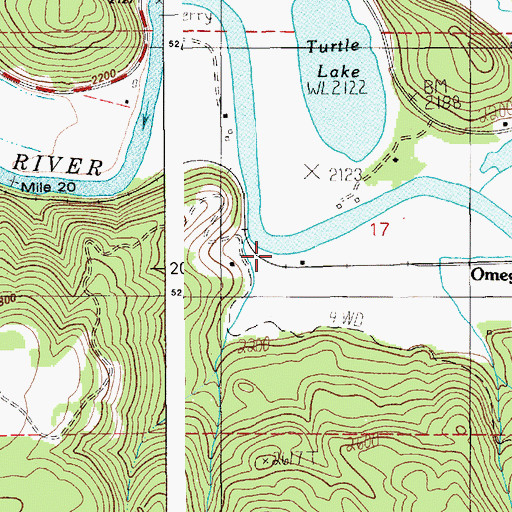 Topographic Map of Jacot Creek, ID