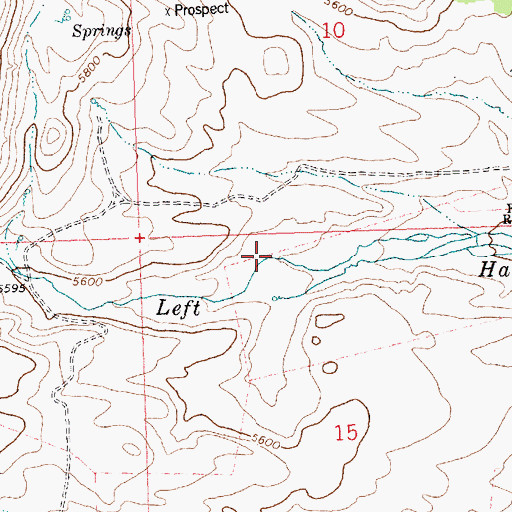 Topographic Map of Johnnys Canyon, ID