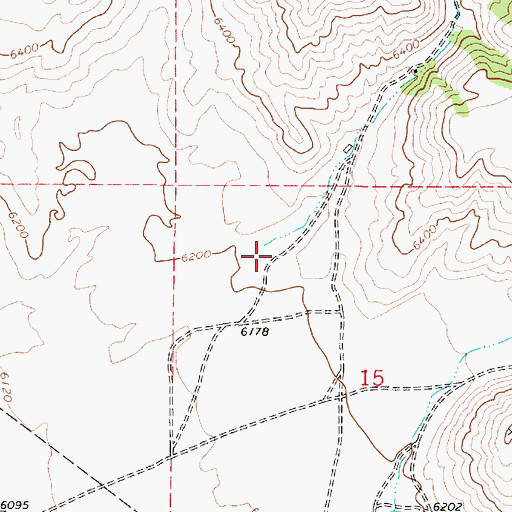Topographic Map of Jones Canyon, ID