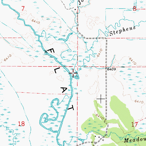 Topographic Map of Jones Creek, ID
